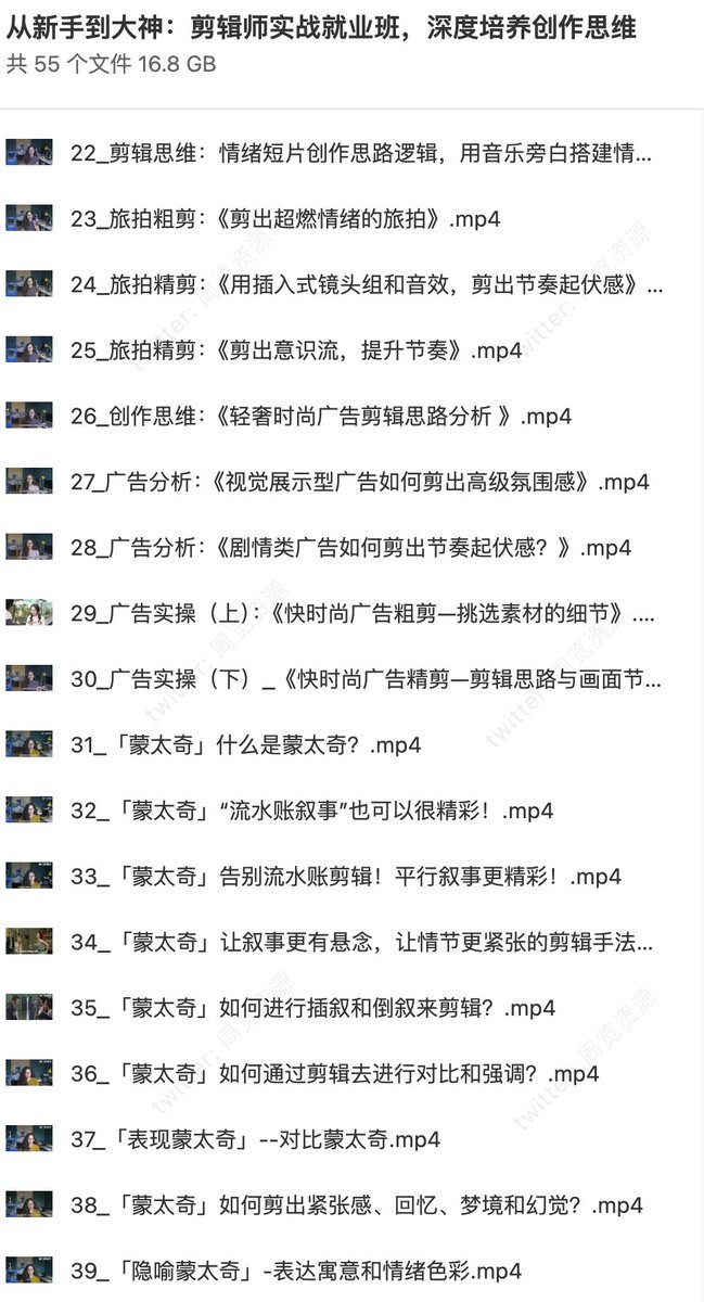 售价12800的剪辑付费实战教程