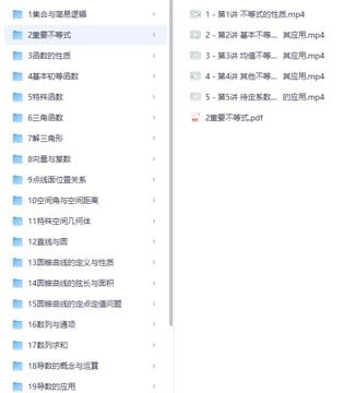 高中数学各个击破全套PDF与视频（完整23册新版）