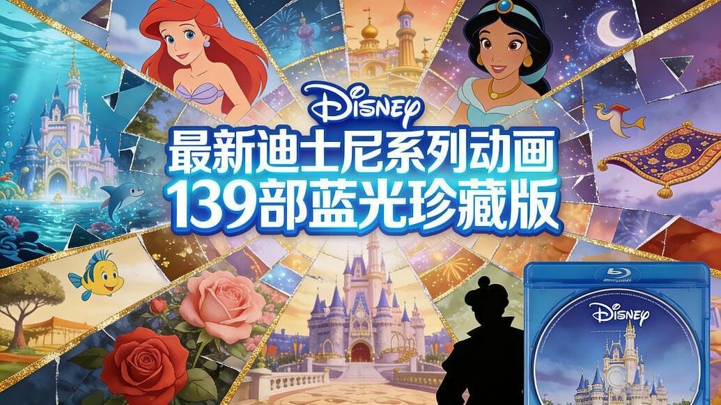 迪士尼系列动画139部蓝光珍藏版