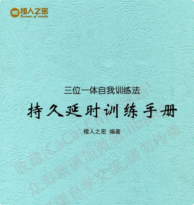 三位一体自我训练法_持久延迟训练手册